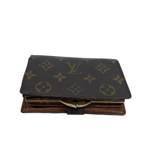 Authentic Louis Vuitton Wallet Porte Monnaie Billets Viennois Bifold Brown Monog - Picture 10 of 13